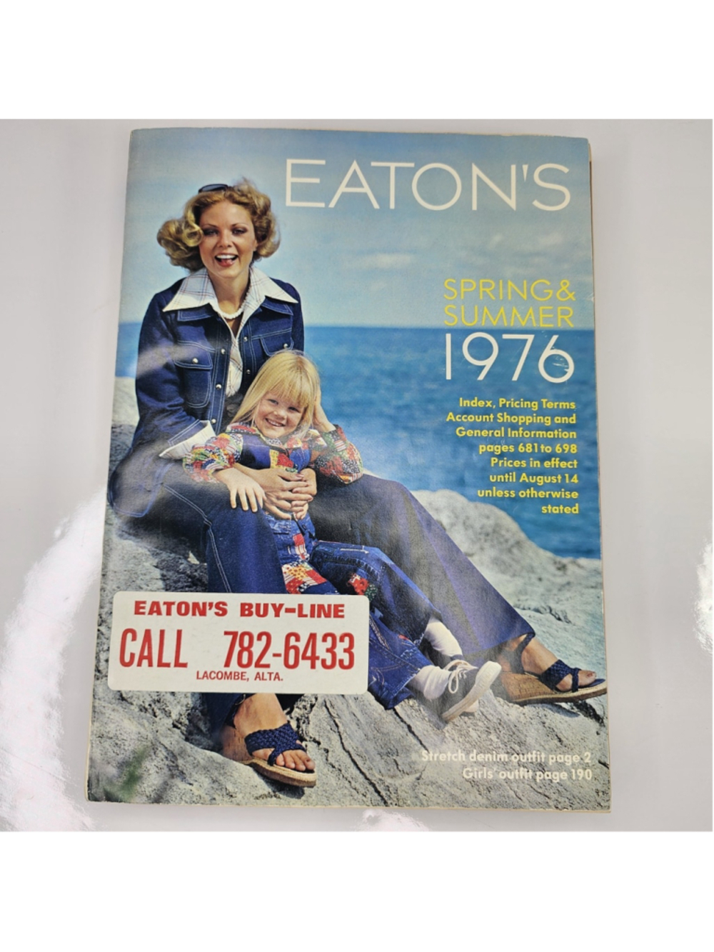 Eaton's 1976 Spring & Summer Lacombe Alberta Canada Shopping Catalog Book